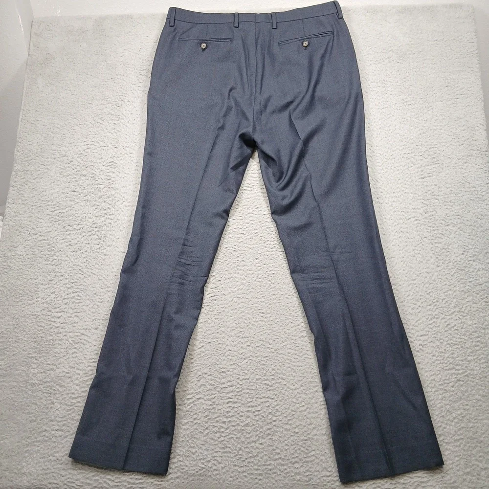 Banana Republic Wool Dress Pants Men 36x36‎ Gray Modern Slim Fit 100% Wool